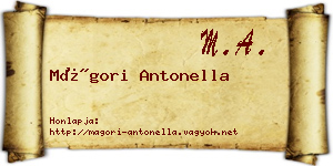 Mágori Antonella névjegykártya